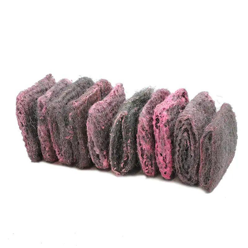 Cuscinetti per sapone in lana d'acciaio Spugna per rimuovere la ruggine Detergente per piatti per la cucina