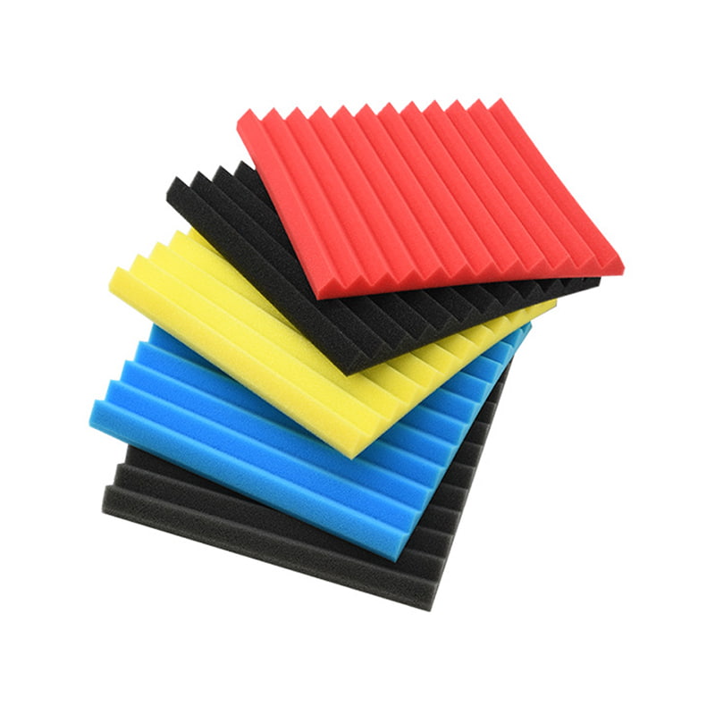 Schiuma fonoassorbente acustica personalizzata per sala streaming live KTV Piramide di poliuretano Schiuma fonoassorbente per uova Decorazione domestica Materiale fonoassorbente